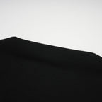 Anaïs Open-Front Gathered Top V-Neck Long Sleeve Boned Design Detail Black