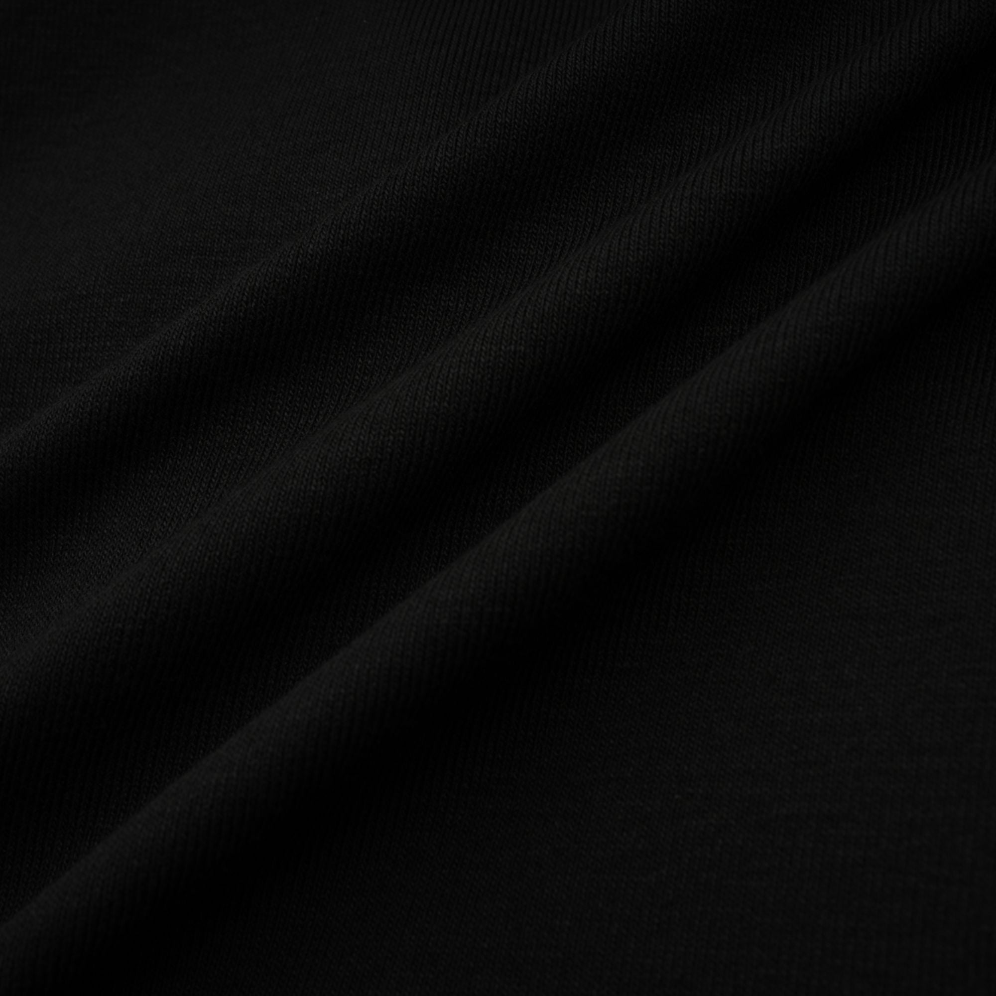 Anaïs Open-Front Gathered Top V-Neck Long Sleeve Boned Design Detail Black