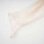 Eugénie Fully Pleated Ruffled Mini Dress Long Sleeve Neutral