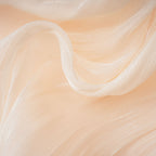 Eugénie Fully Pleated Ruffled Mini Dress Long Sleeve Neutral