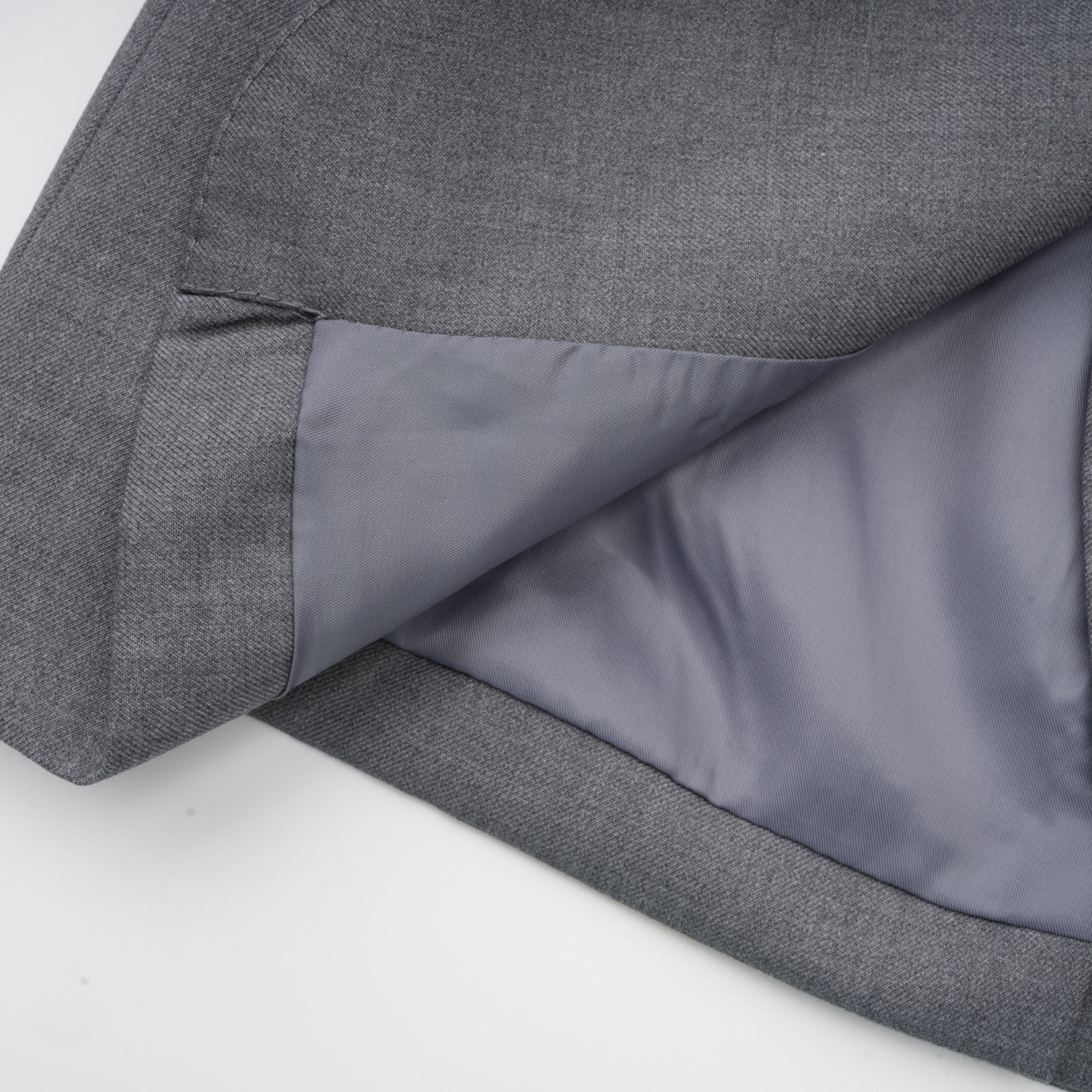 Thérèse Belted Waist Blazer Long Sleeve Buttoned Cuffs Detail Grey