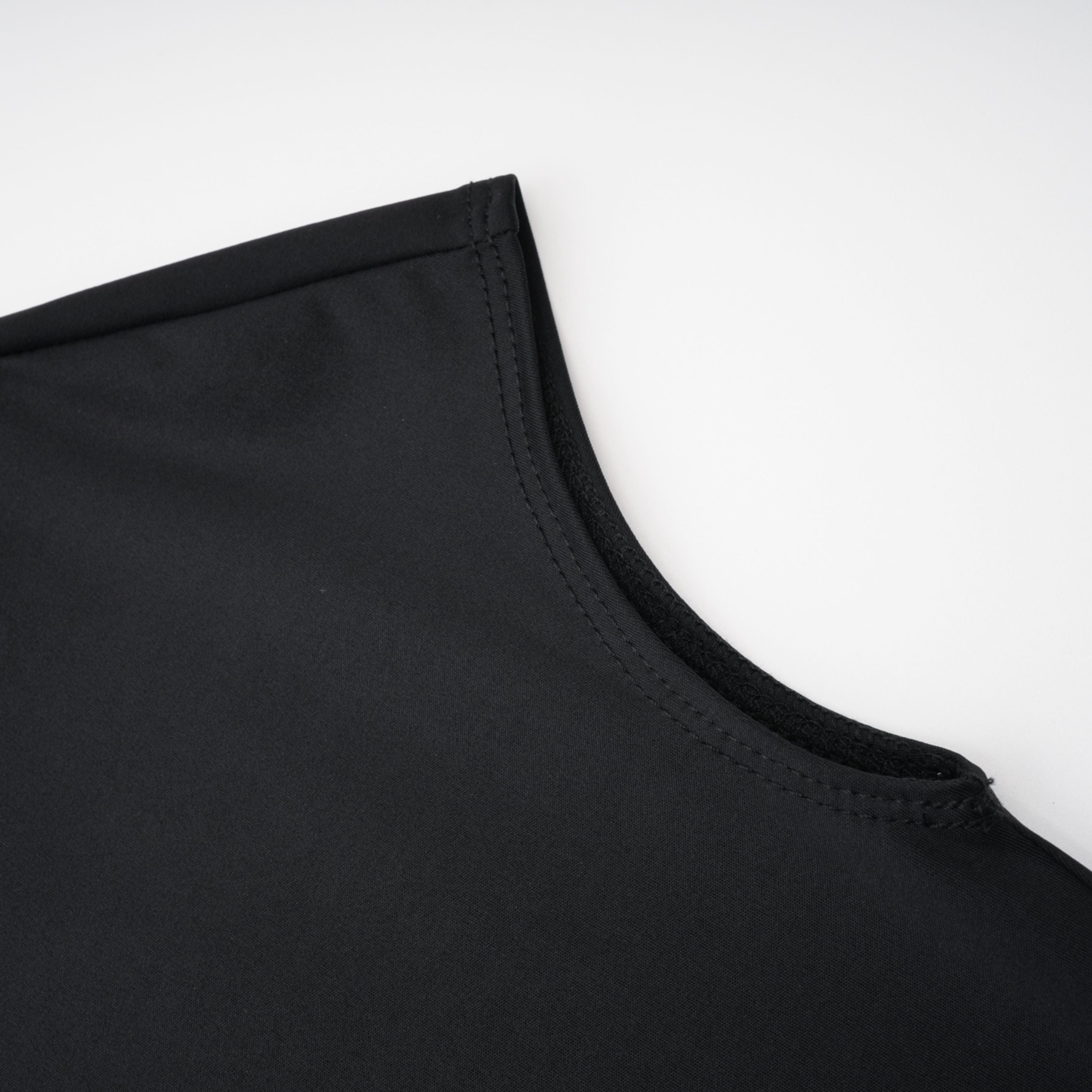 Andrea Keyhole Maxi Dress Cap Sleeve High Slit Detail Black
