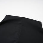 Andrea Keyhole Maxi Dress Cap Sleeve High Slit Detail Black