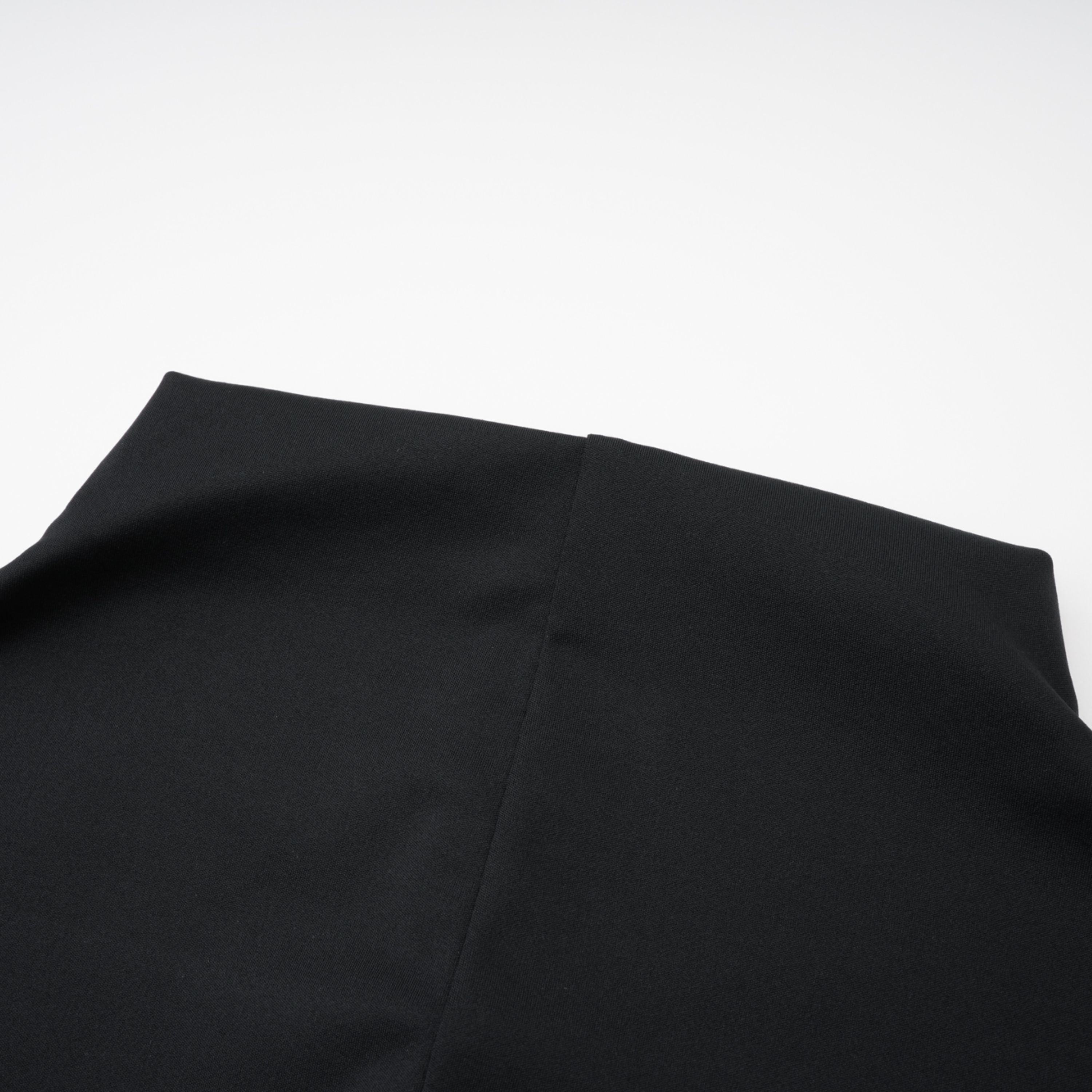 Andrea Keyhole Maxi Dress Cap Sleeve High Slit Detail Black