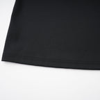 Andrea Keyhole Maxi Dress Cap Sleeve High Slit Detail Black