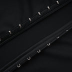 Andrea Keyhole Maxi Dress Cap Sleeve High Slit Detail Black