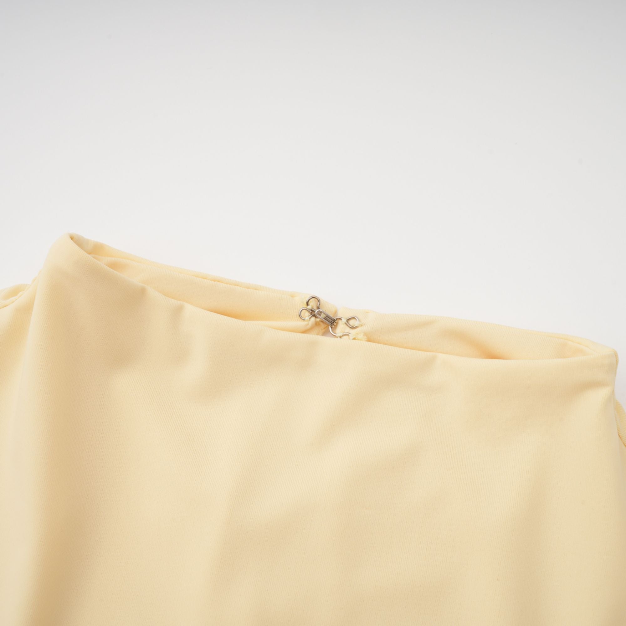 Fenella Asymmetrical Draped Cape & Dress Matching Set Sleeveless Maxi Yellow