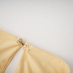 Fenella Asymmetrical Draped Cape & Dress Matching Set Sleeveless Maxi Yellow