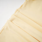 Fenella Asymmetrical Draped Cape & Dress Matching Set Sleeveless Maxi Yellow