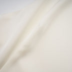 Lyna White Satin Ruffled Mini Dress Sleeveless Shawl Panel Detail