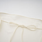 Lyna White Satin Ruffled Mini Dress Sleeveless Shawl Panel Detail