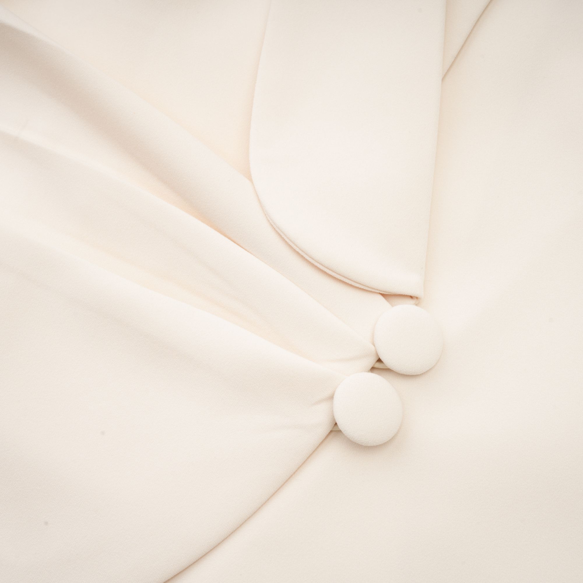 Éléna Embellished Sequined Blazer Dress Plunging V-Neck Long Sleeve Wrap Detail Neutrals