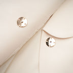 Éléna Embellished Sequined Blazer Dress Plunging V-Neck Long Sleeve Wrap Detail Neutrals