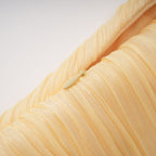Meissa Asymmetrical Ruched Maxi Dress Sleeveless Ribbon Design Detail Yellow