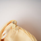 Meissa Asymmetrical Ruched Maxi Dress Sleeveless Ribbon Design Detail Yellow